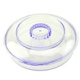 thumbnail image 1 of Clear Acrylic Tortilla Warmer Container, 7-3/4-Inch - Purple, 1 of 2