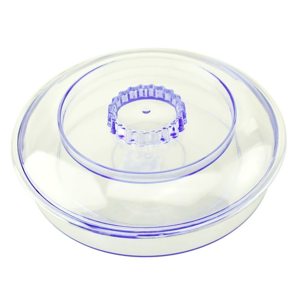 Clear Acrylic Tortilla Warmer Container, 7-3/4-Inch - Purple