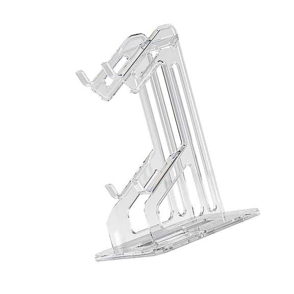 Clear Acrylic Video Game Joystick Organiser Built In Illuminate Handheld Console Rack Fit Consoles &