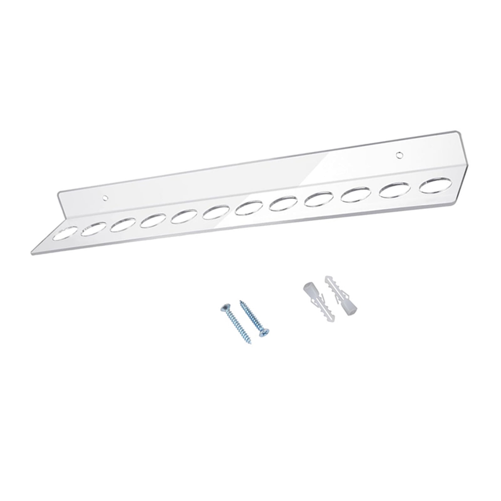 Siccor Racks Clear Acrylic Wall Mounted Scissor Rack 12 Slot Craft Tool Organizers ...