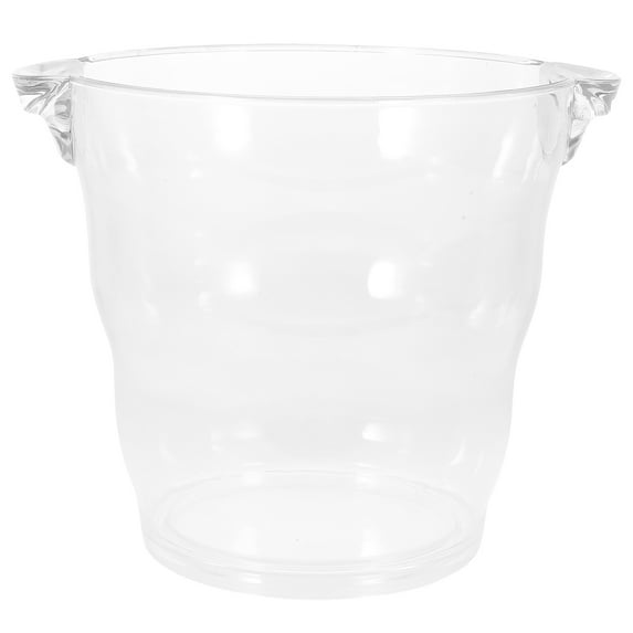 Clear Acrylic Wine Cooler Tub 4L for Parties & Drinks