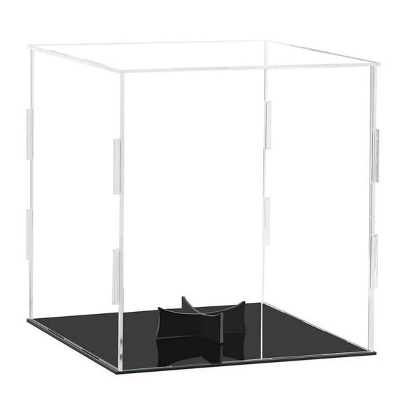 Clear Acrylics Display Case Dustproof Basketball Holder Display Box for Baseball Soccer Volleyball Figures Collectibles