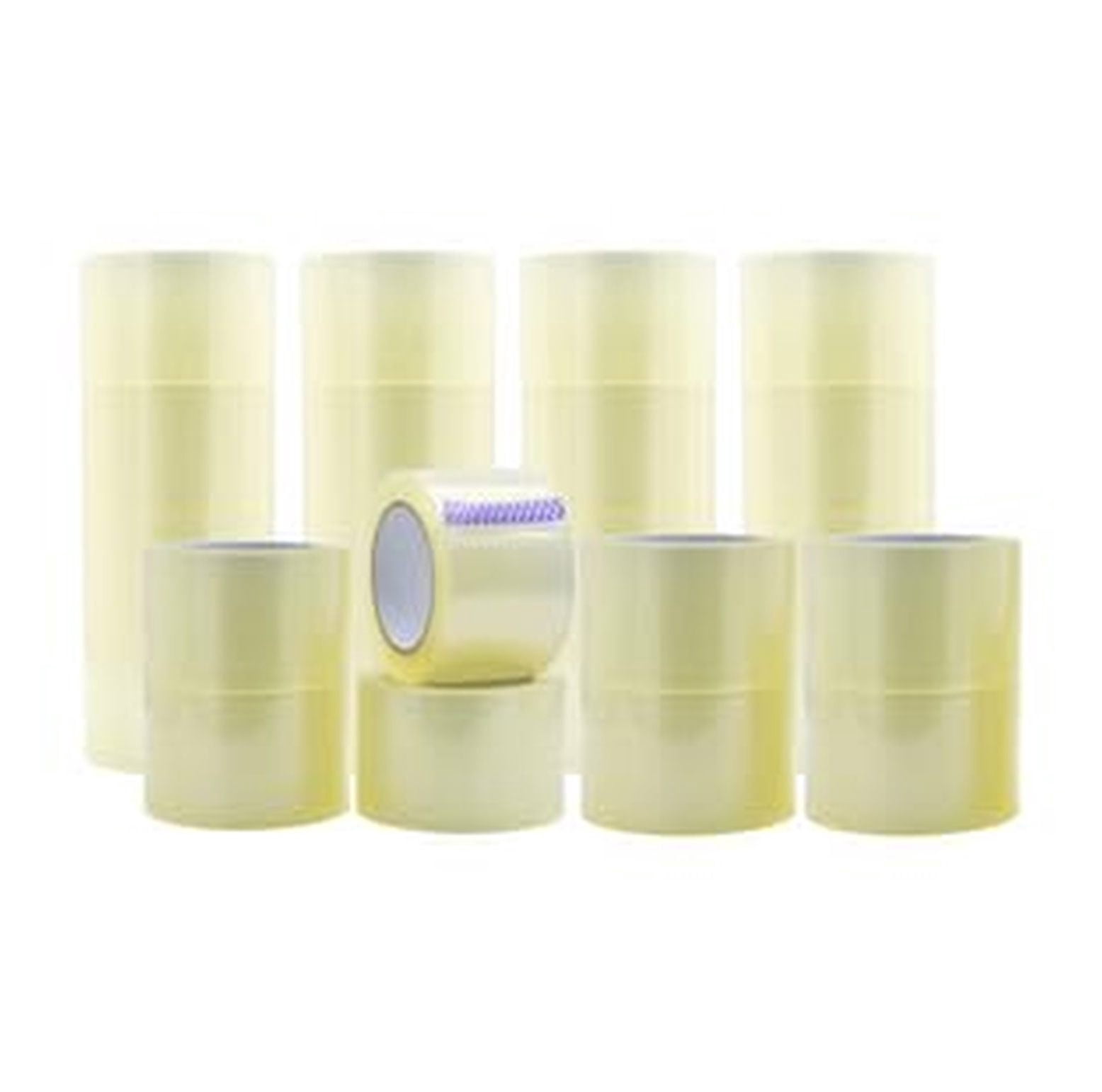 Clear Adhesive Packing Tape Rolls,Oficce Tape,Moving,Shipping,Mailing Heavy Duty Packing Tape,3 inches x 110 Yards, Set of 24 Rolls