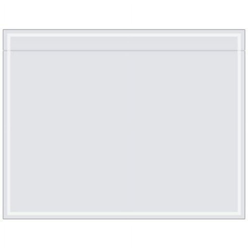 Clear Adhesive Top Loading Packing List Document Envelopes, 7" X 5 1/2