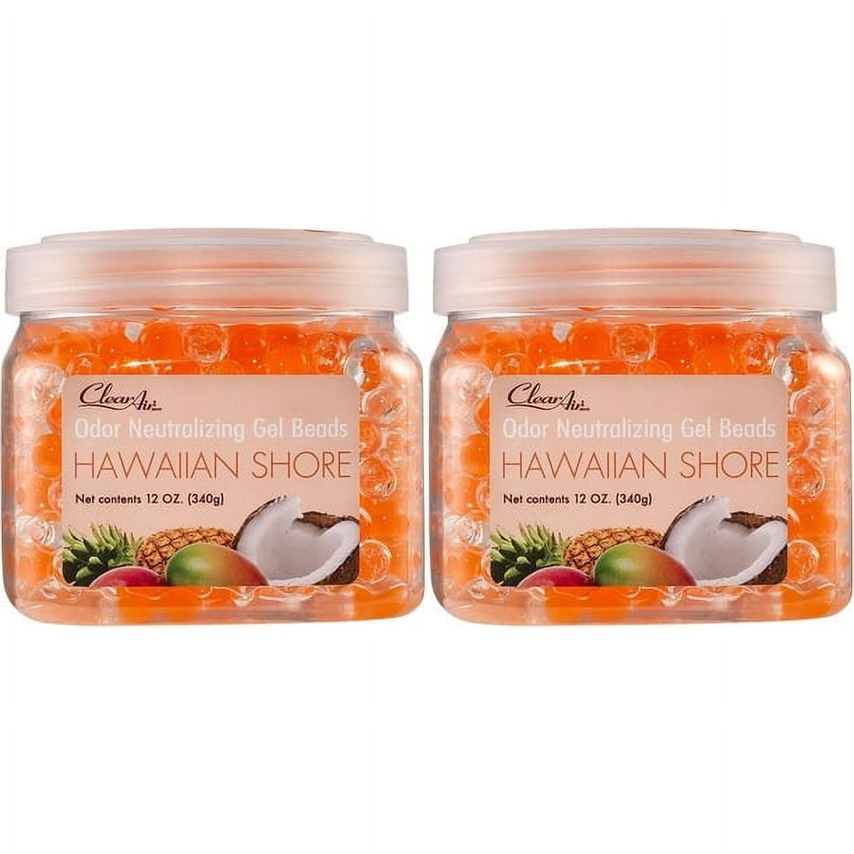 Clear Air 12oz (2Pack) Odor Eliminator Gel Beads Air Freshener