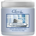 thumbnail image 1 of Clear Air 15 oz Odor Absorber Gel - Effective & Fast Odor Removal - Fresh Linen Scent, 1 of 6