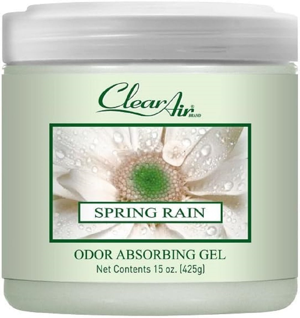 Clear Air Odor Absorber Gel Spring Rain Scent Air Freshener 15