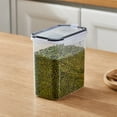 thumbnail image 1 of Clear Airtight Food Storage Container with Lids, Plastic Dry Food Canisters for Kitchen Pantry Organization, Stackable Storage Containers, Dishwasher Safe, 1 of 6