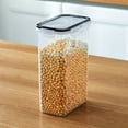 thumbnail image 1 of Clear Airtight Food Storage Container with Lids, Plastic Dry Food Canisters for Kitchen Pantry Organization, Stackable Storage Containers, Dishwasher Safe, 1 of 6