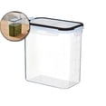 thumbnail image 1 of Clear Airtight Food Storage Containers with Lids – Stackable Plastic Pantry Canisters– Leak-Proof, Dishwasher Safe for Rice, Pasta, Cereal & Coffee, 1 of 4