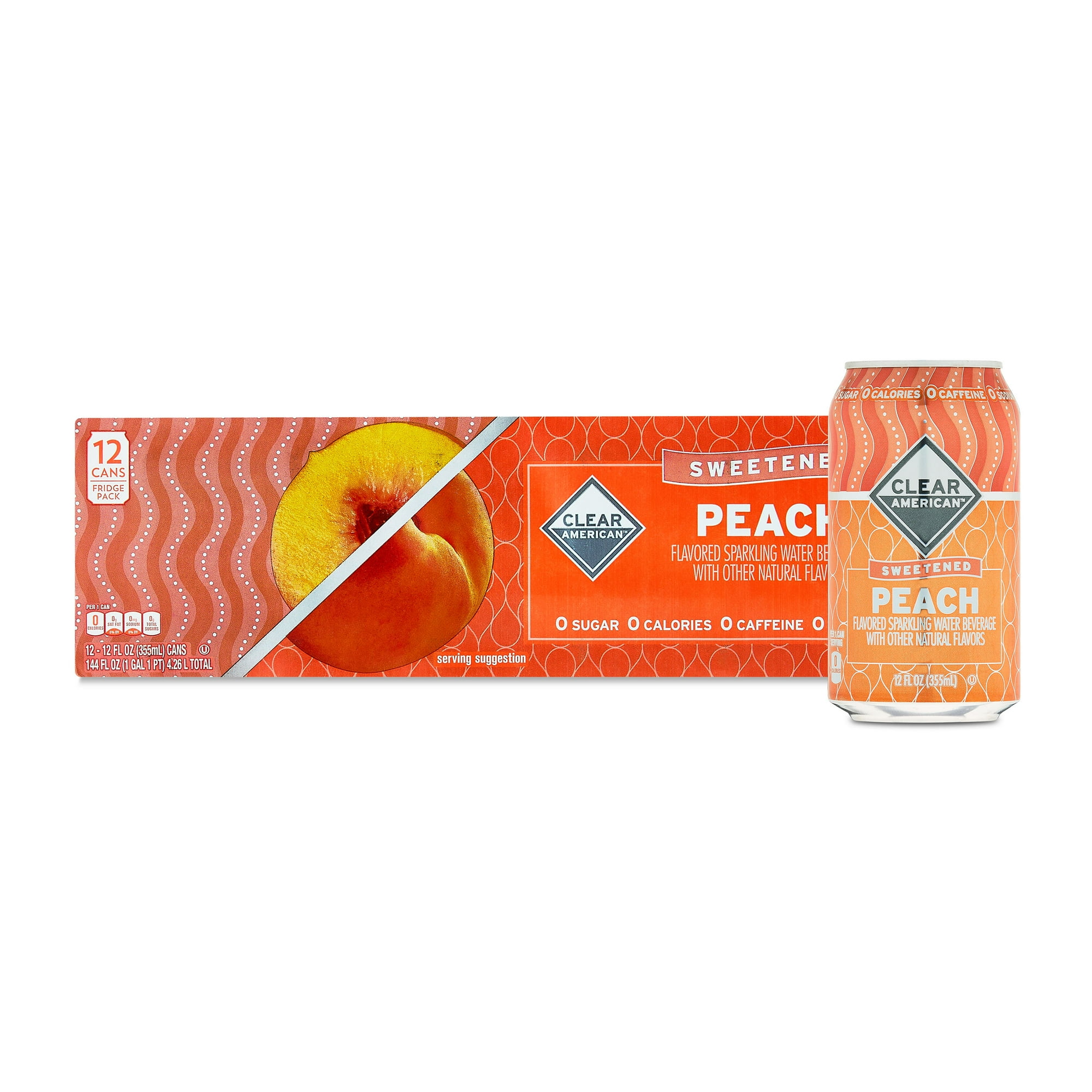 Clear American Tangerine Mango Sparkling Water 33.8 fl oz bottle