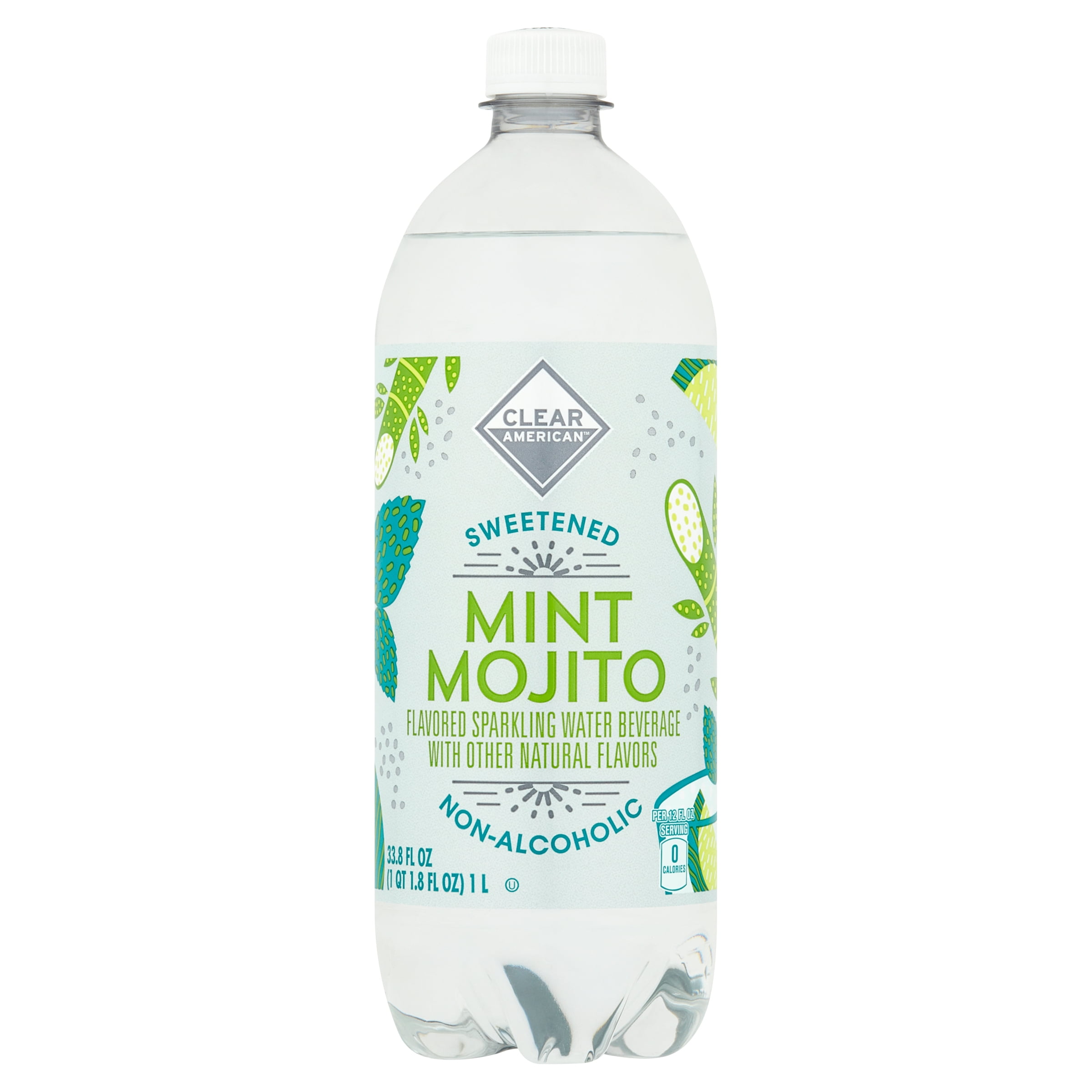 Clear American Sweetened Mint Mojito Sparkling Water Beverage, 33.8 fl oz