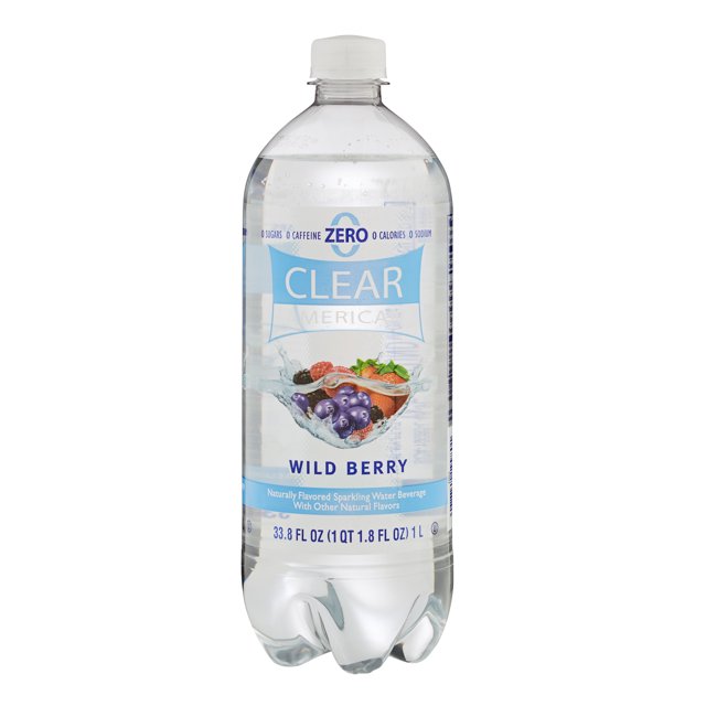 Clear American Wild Berry Sparkling Water, 33.8 Fl. Oz.