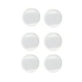thumbnail image 1 of Clear Anti Collision Door Pads, Silicone Bumpers for Handles Walls, Strong Adhesive Shock Absorbing Protectors, Round, 6Pcs, 1 of 5
