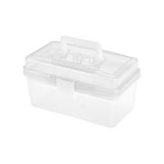 Clear Art Storage Box Watercolor Oil Painting Supplies Multipurpose Case Portable for Artists Students
