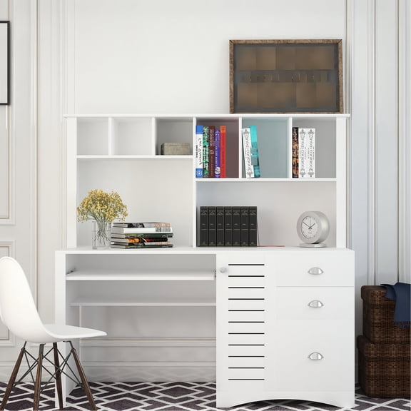 Clear Assembly Instructions | Quick - assemble Computer Desk with Warranty | Effortless Setup