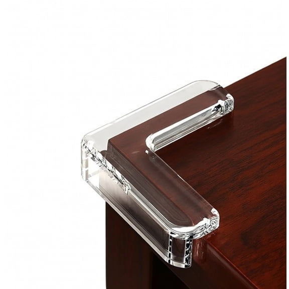 Clear Proof Corner Protectors | L-Shaped Furniture Edge Guards | Shock Absorbent PVC Safety Bumpers | Phthalate-Free & Odorless | Transparent Table & Bed Corner Covers