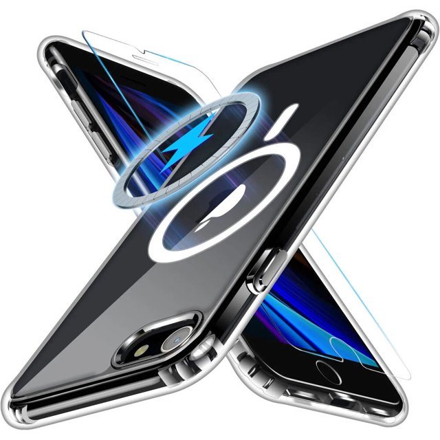 Clear Back Case for iPhone SE (G2/3) and iPhone 7/8, Slim