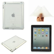 Clear Back Cover Case for Apple iPad 4 & iPad 3 & iPad 2 (9.7 Inch) Tablet - TECH CIRCLE Slim Thin Lightweight Case Protective Cute Back Cover (Clear)