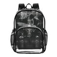 thumbnail image 1 of Clear Backpack 12L Large Capacity Transparent Waterproof Sacred Cross Decorations, 1 of 8