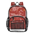 thumbnail image 1 of Clear Backpack 12L Large Capacity Transparent Waterproof Shinny Stars, 1 of 8