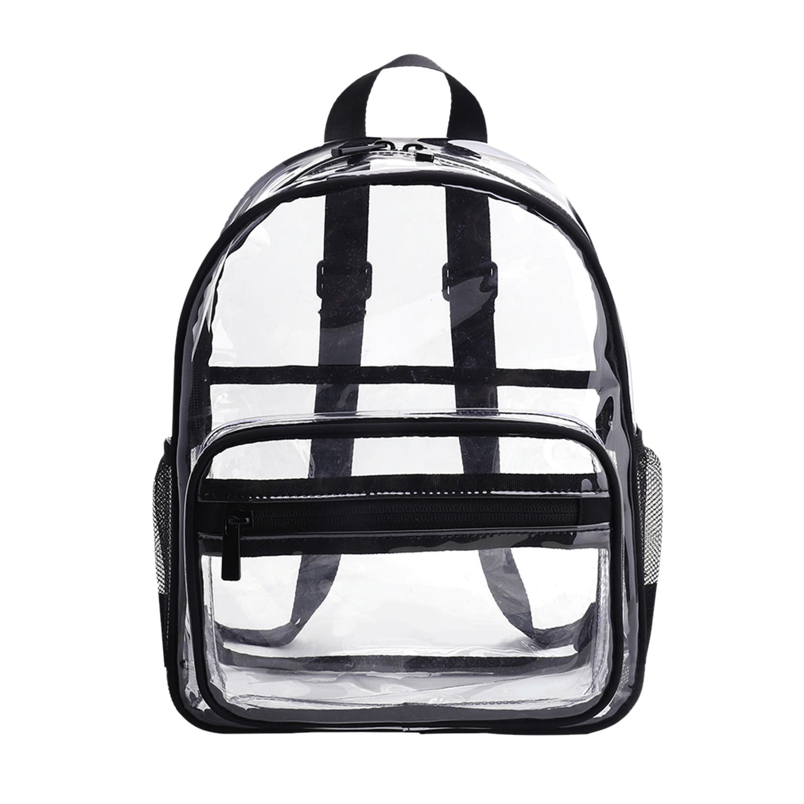 amaxon basics stadium approved mini backpack clear Small For Women and Men Made from vibrant translucent PVC in full Clearworld Cold-Resistant Small Clear Backpack