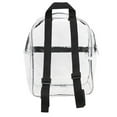 thumbnail image 1 of Clear Backpack, Clear Backpack for Stadium Events, Clear Mini Backpacks for Beach, Travel - Stadium Approved Bag, 1 of 2