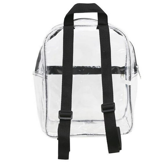 Clear Backpack, Clear Backpack for Stadium Events, Clear Mini Backpacks for Beach, Travel - Stadium Approved Bag