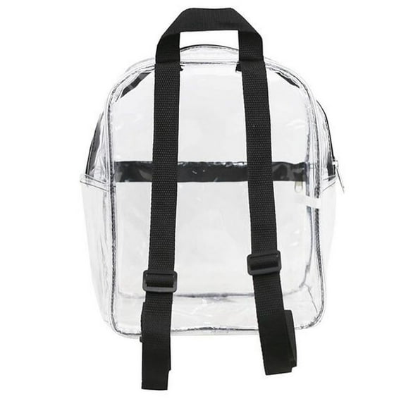 Clear Backpack, Clear Backpack for Stadium Events, Clear Mini Backpacks for Beach, Travel - Stadium Approved Bag