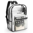 thumbnail image 1 of Clear Backpack, EEEkit Waterproof Transparent Backpack with Reinforced Strap, See Through Bookbag for Stadium,Travel, School, 1 of 6