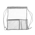 Clear Backpack Foldable Large Capacity PVC Transparent See Through Bag