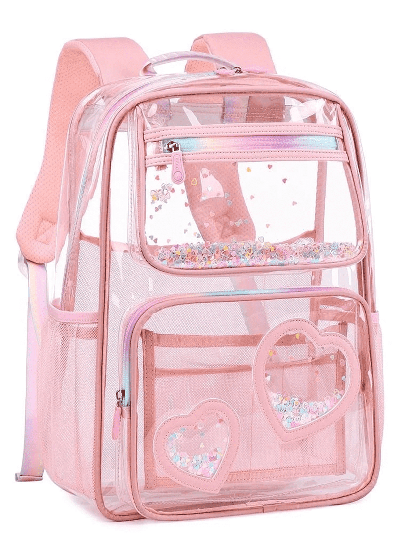 clear mini backpack walmart AO ALI VICTORY, Clear Backpack for Kids, 11.8