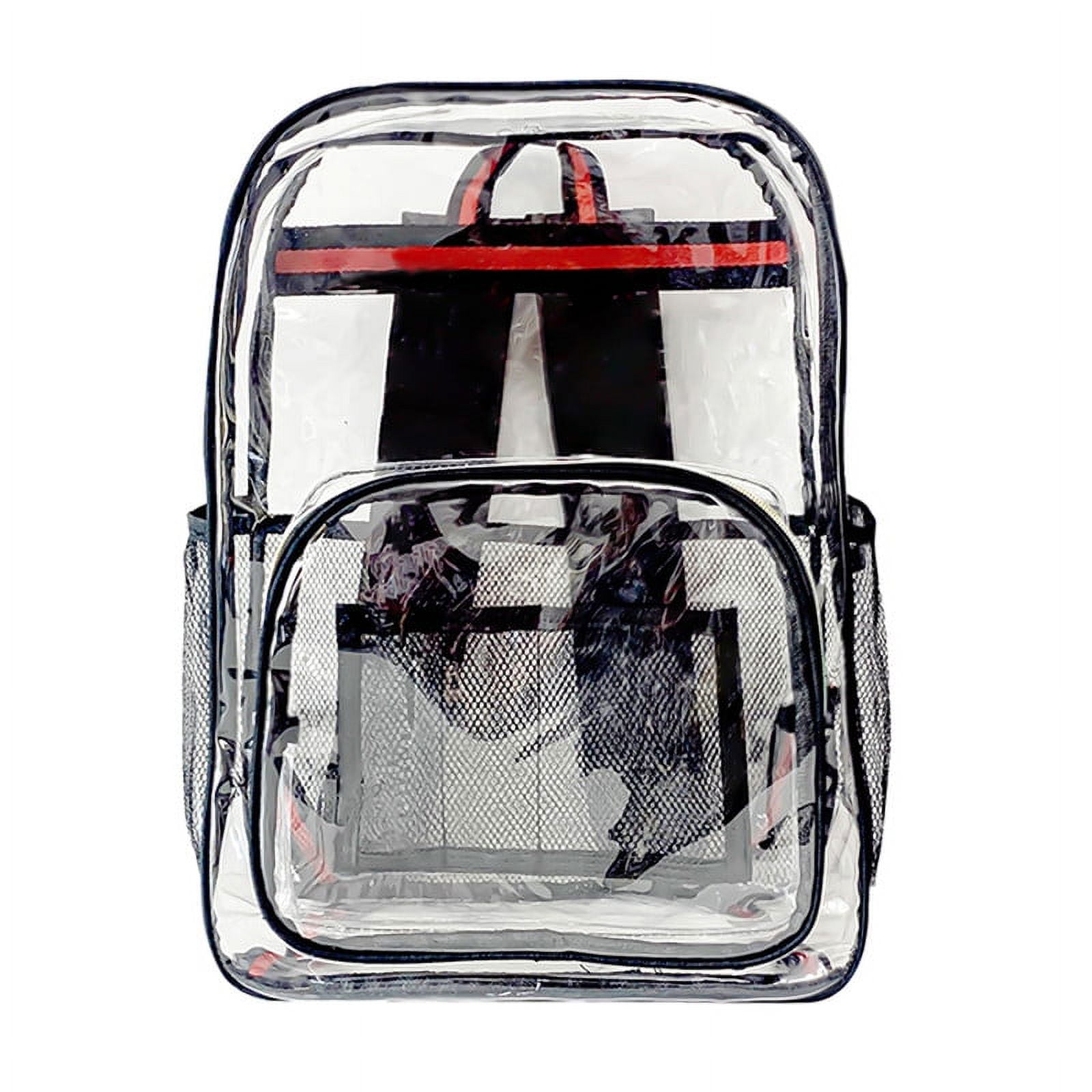 Clear Backpack Heavy Duty Clear Bookbag Transparent Backpack See
