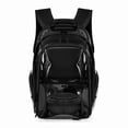 thumbnail image 1 of Clear Backpack Heavy Duty Bookbag Large Capacity Padded Strap Transparent Bag Work, Sport, Travel and Back to School(Black,One Size), 1 of 2