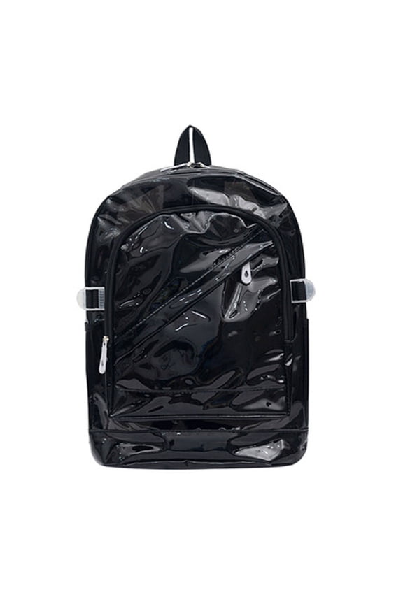 Clear Backpack Heavy Duty PVC Transparent Backpack for School Students Stadium Security with See-Through Waterproof Design Summer Bag