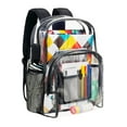 thumbnail image 1 of Clear Backpack Heavy Duty PVC Transparent Backpack, 1 of 7