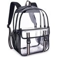 Clear Backpack Heavy Duty Thick PVC Clear Bookbags Large Transparent