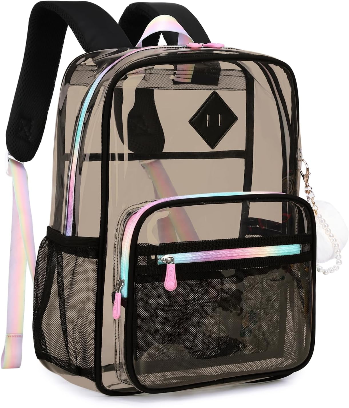 Clear Backpack Heavy Duty Transparent Backpack for School Clear Bags