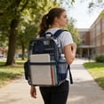 thumbnail image 1 of Clear Backpack Large Capacity Heavy Duty Waterproof Transparent PVC Backpack for Sch-ool Security Check Stu-dents Travel, 1 of 6
