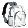thumbnail image 1 of Clear Backpack, Stadium Approved Transparent Bookbag with 4 Pockets, Heavy Duty See Through Backpack for School Work Travel Concerts, 1 of 9