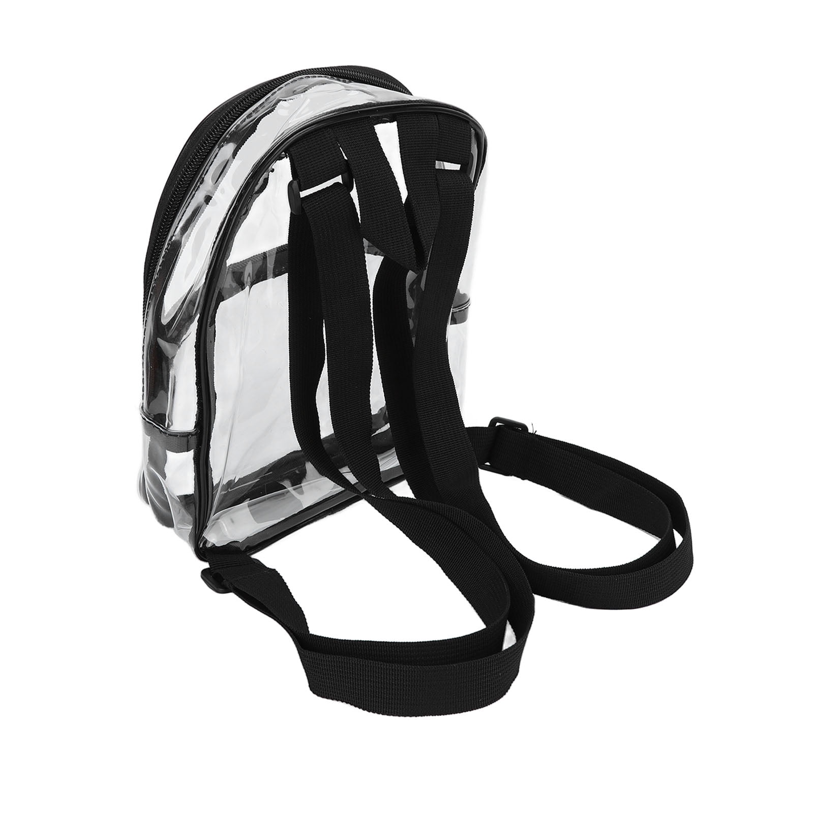 Clear Backpack, Water Proof Transparent Backpack, 2 Layer Storage Zipper Design PVC Wear