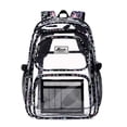 thumbnail image 1 of Clear Backpack for School, Large Capacity Waterproof Rucksack for High School Swimming Fitness Daily Use, 1 of 4