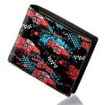 thumbnail image 1 of Cool Wallet for Boys - Teen Boys Wallet Car Print Thin Slim Leather Bi-Fold Rfid Blocking Zipper Purse with Coin Pocket ID Window Cash Holder Black for Teens Youth Guys Male, 1 of 2
