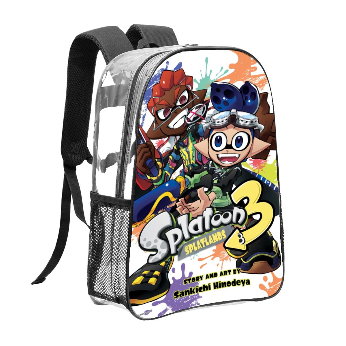 Clear Backpack for Splatoon Heavy Duty for School Work Women Men ...