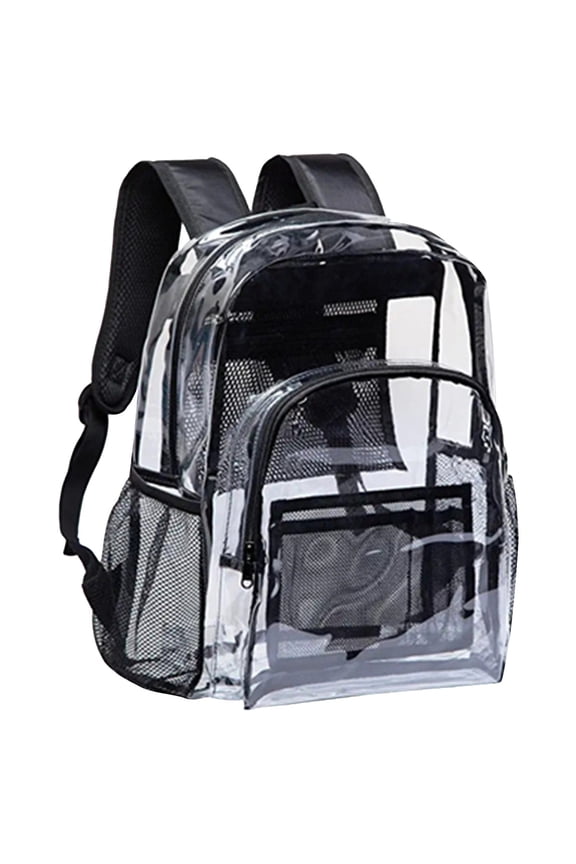 Clear Backpack for Stadium Events Ac with Large Capacity for Daily School Use