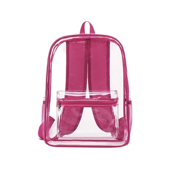 Clear Backpack for Stadium Events Large Capacity Pvc School Student Daily Bag