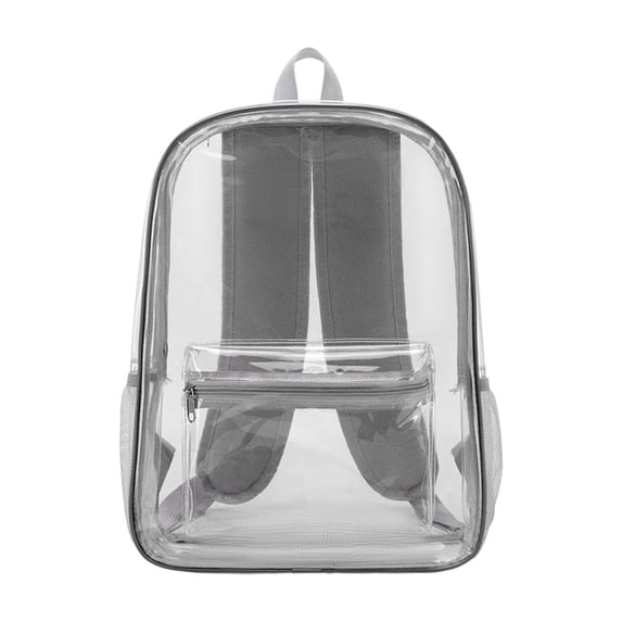 Clear Backpack for Stadium Events Large Capacity Pvc School Student Daily Bag