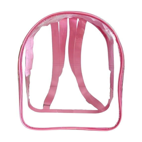 Clear Backpack for Stadium Events Large Capacity Pvc Waterproof School Travel Bag