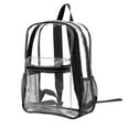 thumbnail image 1 of Clear Backpack for Stadium Events, Small Clear Plastic bag with Reinforced Straps for Game Security Festival Concert, 1 of 2