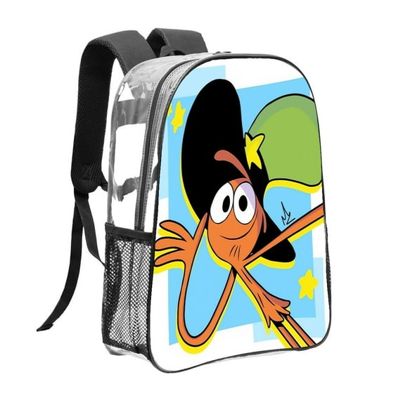 Clear Backpack for Wander Over Yonder Heavy Duty for Work School Bookbag Women Men Transparent backpack Stadium Approved See Through Backpack